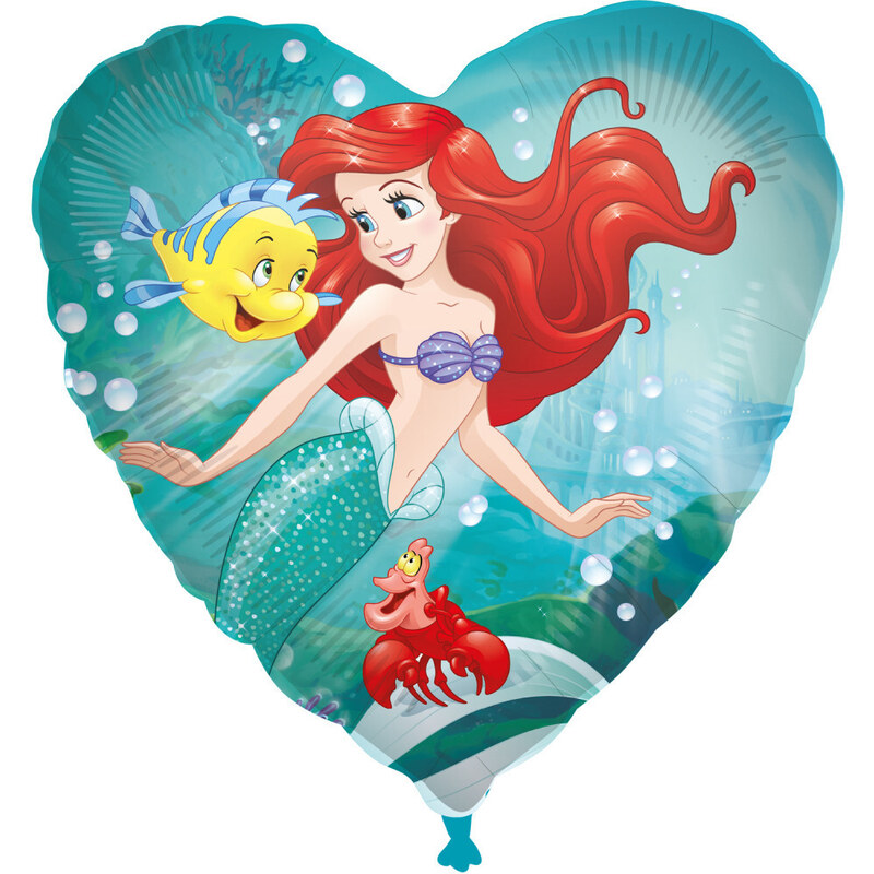 KORREKT WEB Disney Hercegnők, Ariel Curious fólia lufi 46 cm