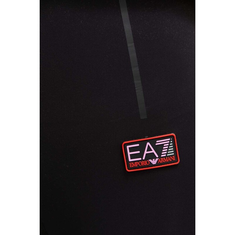 EA7 Emporio Armani legging fekete, női, sima