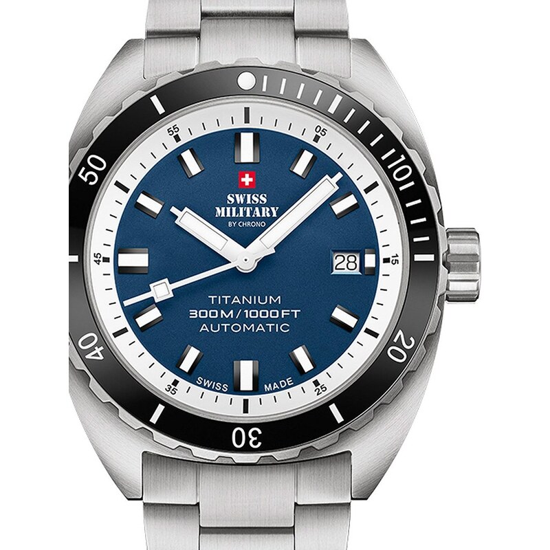 Swiss Military by Chrono Swiss Military SMA34100.03 Diver Titanium Automatic 42mm 30ATM