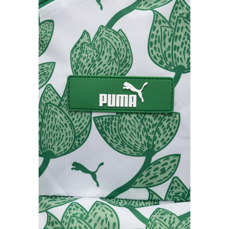Puma hátizsák zöld, női, kis, mintás, 79136