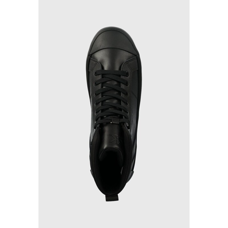 Calvin Klein Jeans sportcipő VULCANIZED MID LACEUP MIX IN UC fekete, férfi, YM0YM00900
