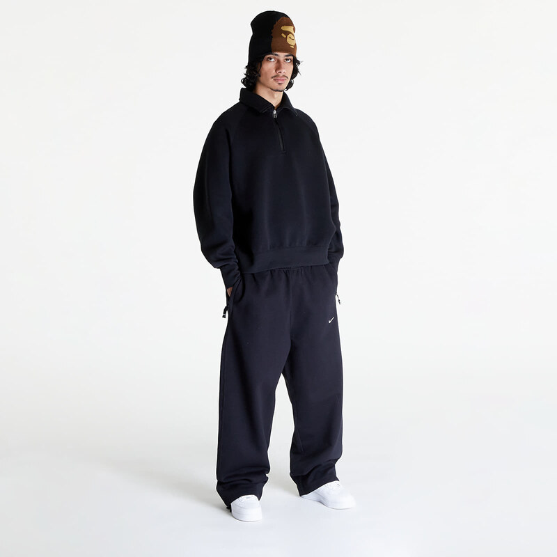 Férfi kapucnis pulóver Nike Tech Fleece Men's Reimagined 1/2-Zip Top Black