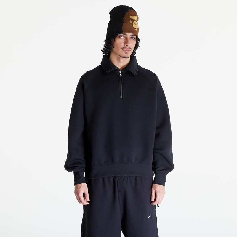 Férfi kapucnis pulóver Nike Tech Fleece Men's Reimagined 1/2-Zip Top Black