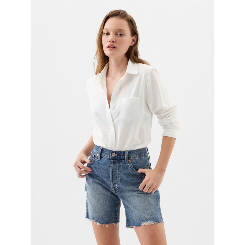 GAP Oxford Shirt with Logo - Women's