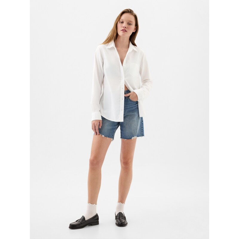 GAP Oxford Shirt with Logo - Women's