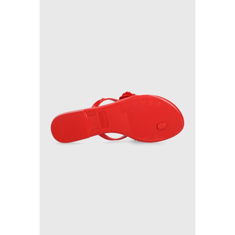 Melissa flip-flop MELISSA HARMONIC SPRINGTIME AD piros, női, lapos talpú, M.35704.T130