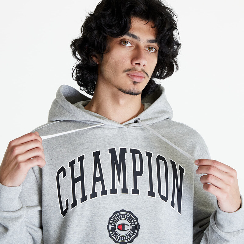 Férfi kapucnis pulóver Champion Hooded Sweatshirt Grey