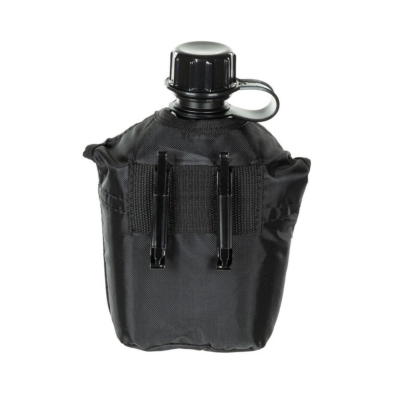 MFH Terepi palack 1L, BPA-mentes, fekete