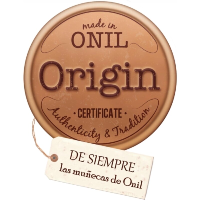 Nines D'Onil Kézműves spanyol baba- Pepotes Original, 21cm