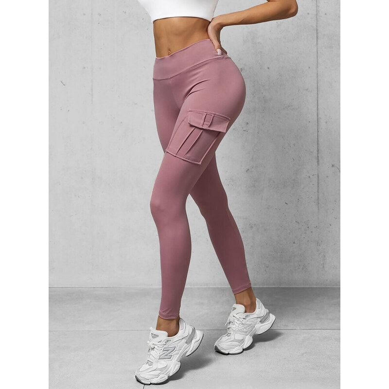 Női leggings púder rózsaszín OZONEE O/A10319