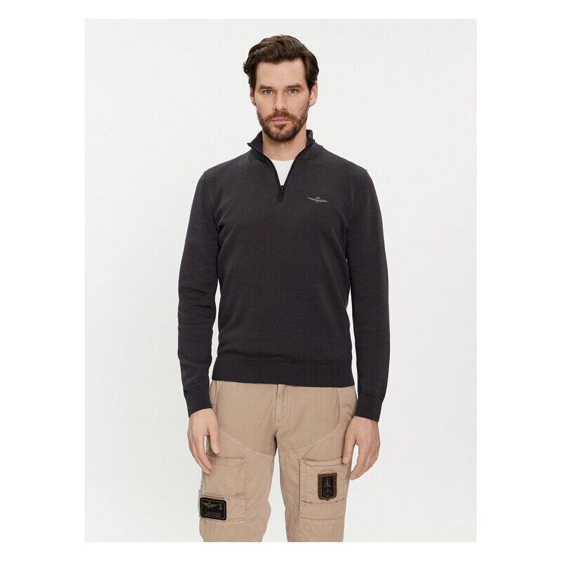 Accademia Militare Blue Cotton Men's Sweater main image 1