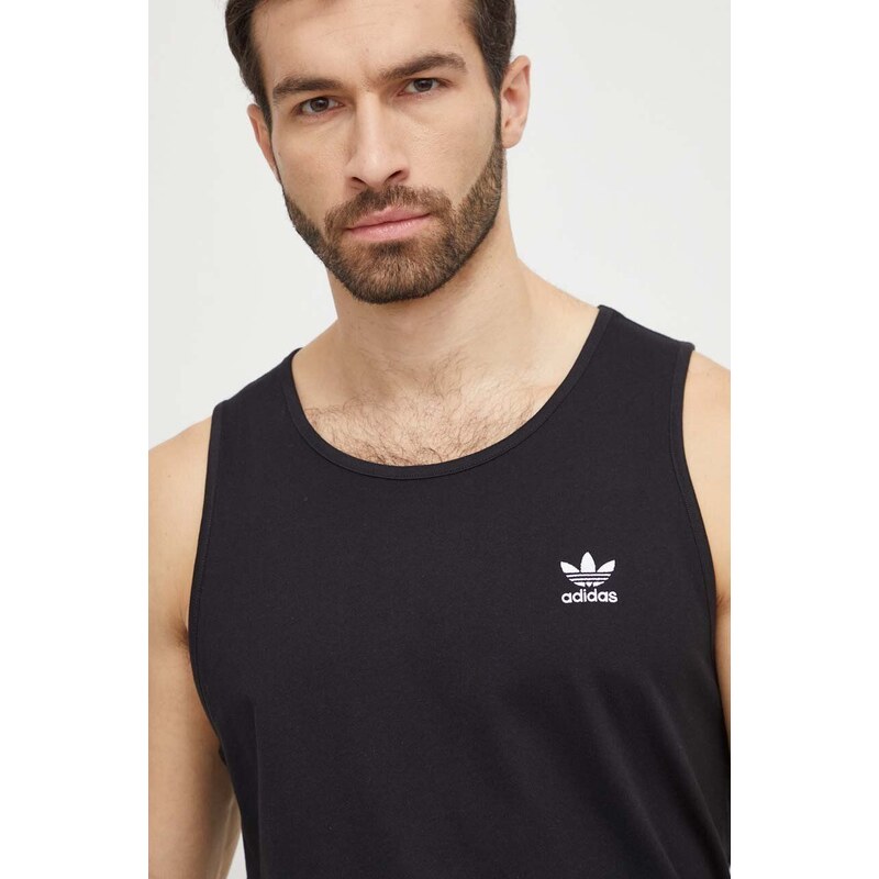 adidas Originals pamut póló fekete, férfi, IA4801
