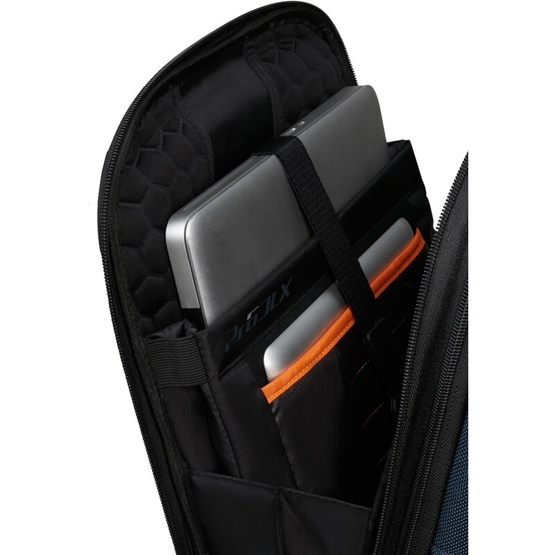 Samsonite PRO-DLX 6.0 kék-narancs bővíthető,laptoptartós hátizsák 15,6" 150031-A304