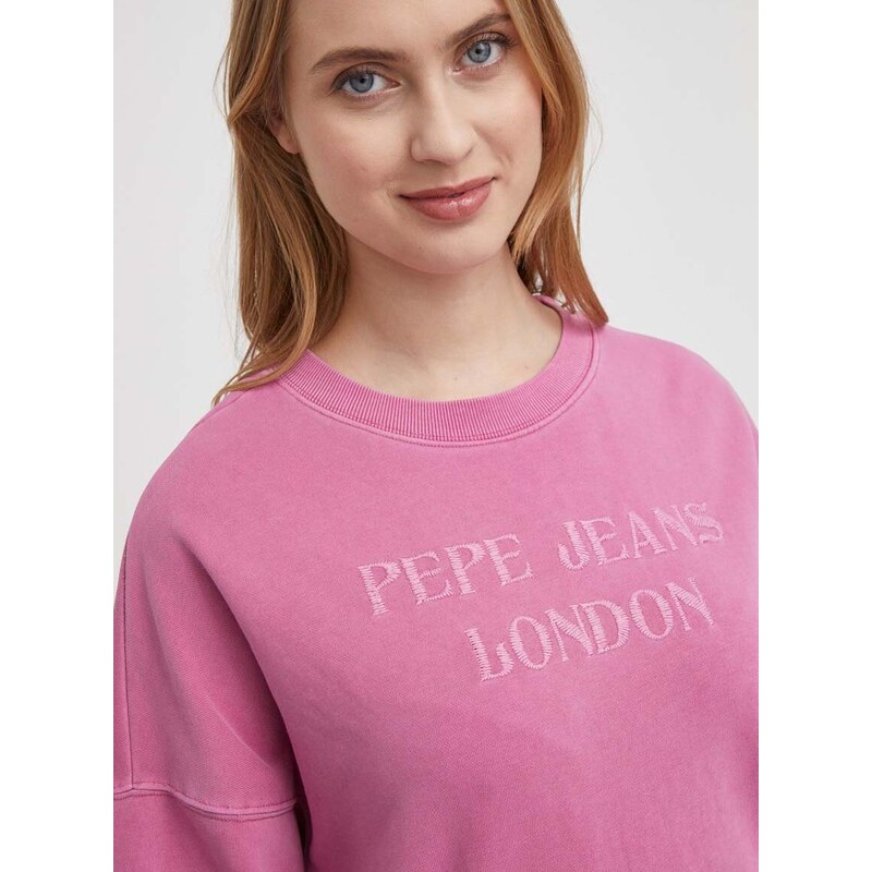 Pepe Jeans felső rózsaszín, női, nyomott mintás