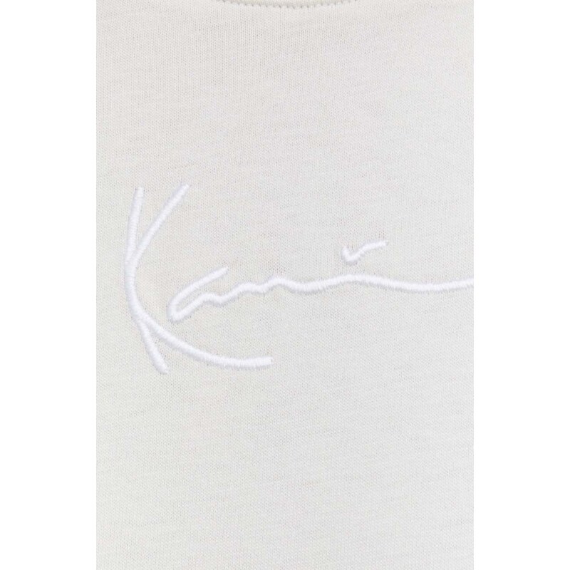 Karl Kani pamut póló bézs, férfi, sima