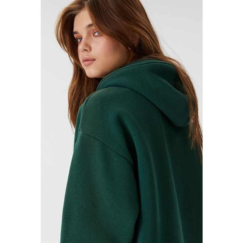 Lee Cooper Bella Women's Hooded Sweatshirt Green