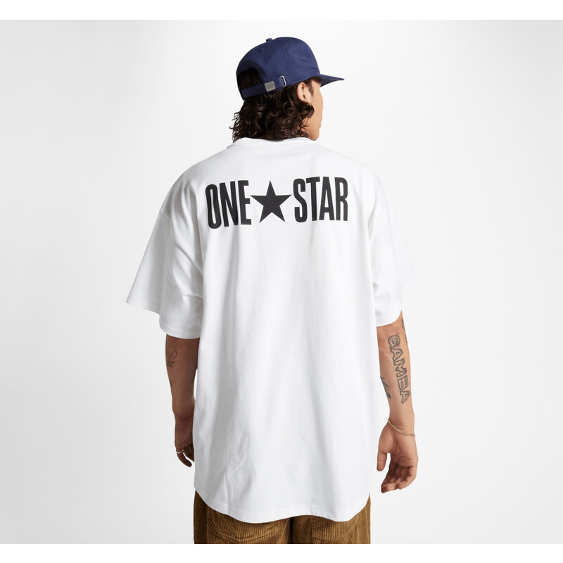 Converse one star t-shirt WHITE