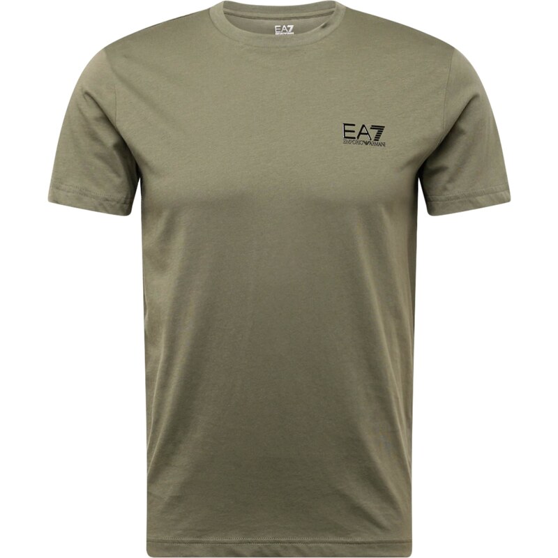 EA7 Emporio Armani Póló khaki / fekete