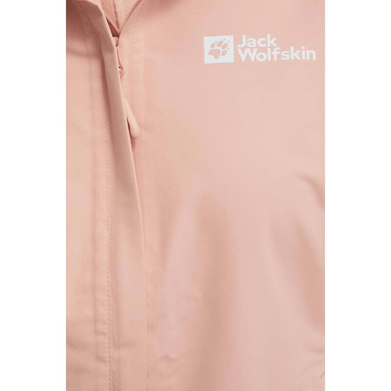 Jack Wolfskin szabadidős kabát Stormy Point rózsaszín
