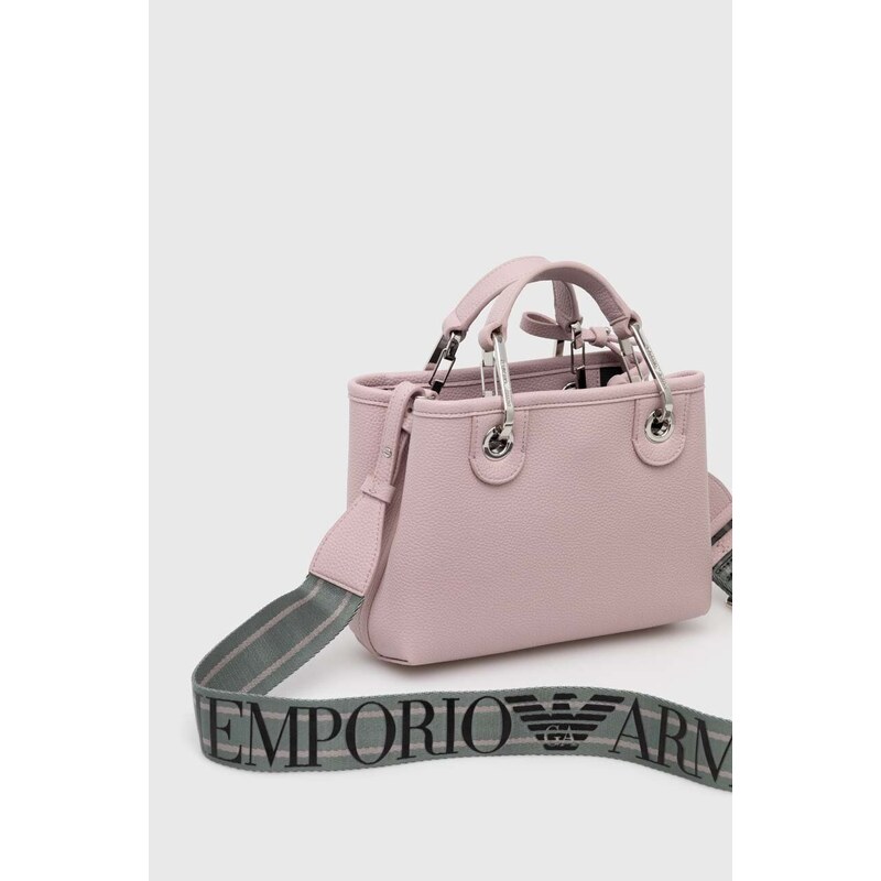 Emporio Armani bőr táska lila