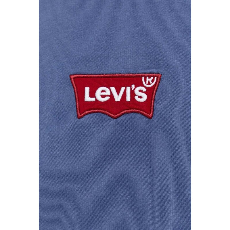 Levi's pamut póló férfi, nyomott mintás