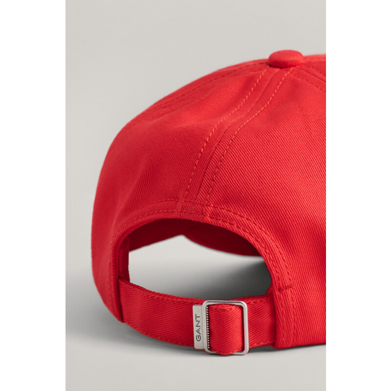 SAPKA GANT SHIELD COTTON TWILL CAP piros S/M