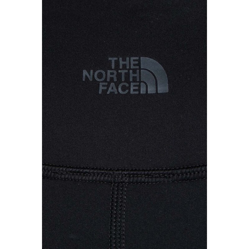 The North Face sport legging Bridgeway Hybrid fekete, női, sima
