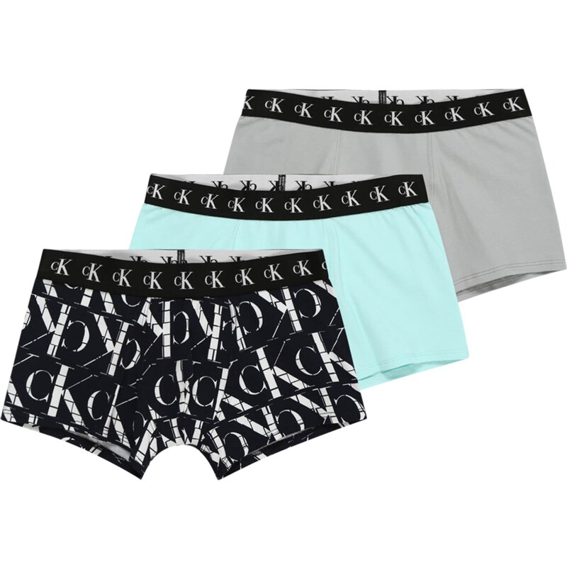 Calvin Klein Underwear Alsónadrág vízszín / szürke / fekete / fehér