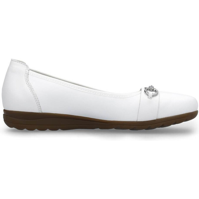 Rieker női balerina cipő – fehér