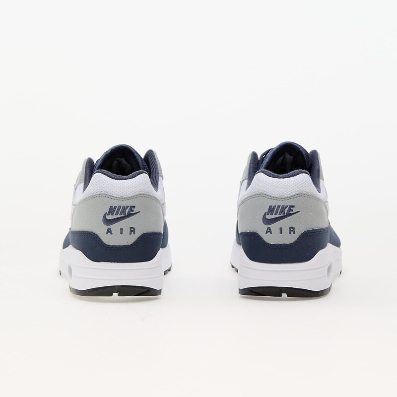 Férfi alacsony szárú sneakerek Nike Air Max 1 Football Grey/ Lilac Bloom-Thunder Blue
