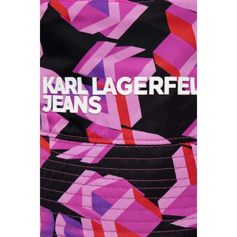 Karl Lagerfeld Jeans kalap rózsaszín