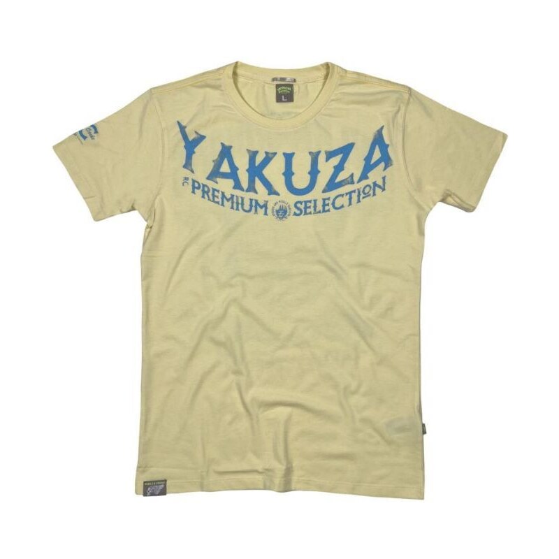 Trikó YAKUZA PREMIUM Tshirt 3609 light yellow