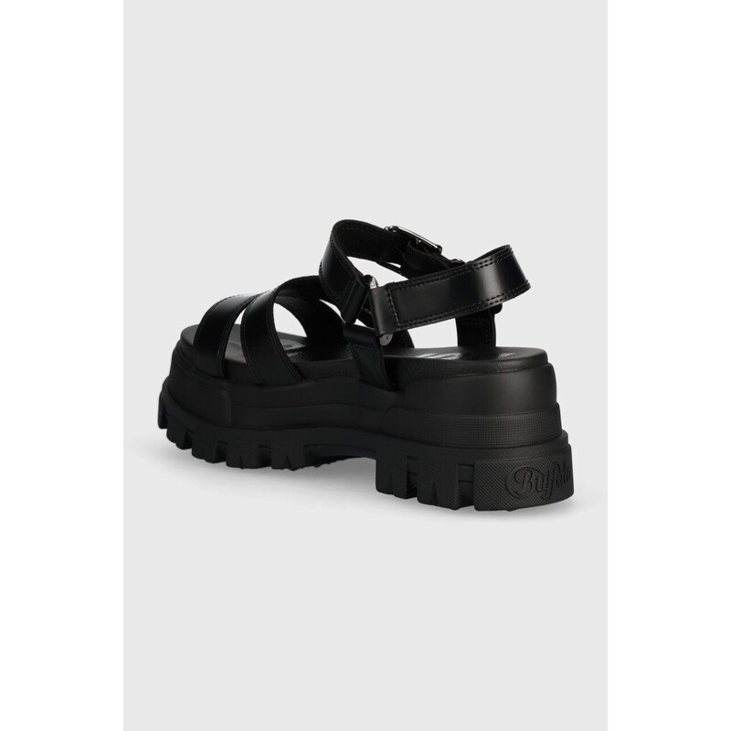 Buffalo szandál Aspha Ts Sandal fekete, női, platformos, 1602188.BLK