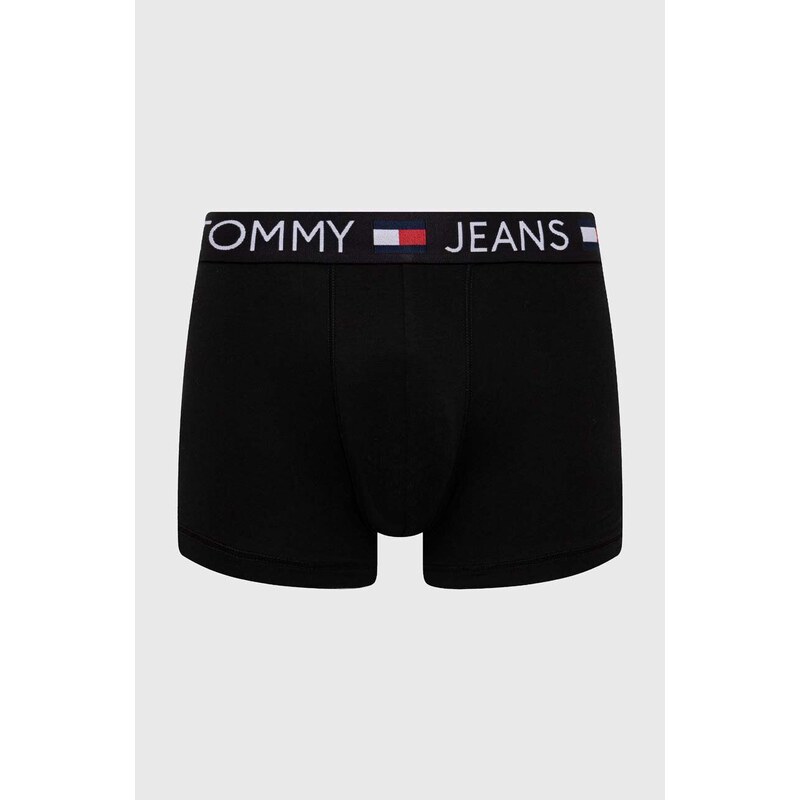 Tommy Jeans boxeralsó 3 db fekete, férfi