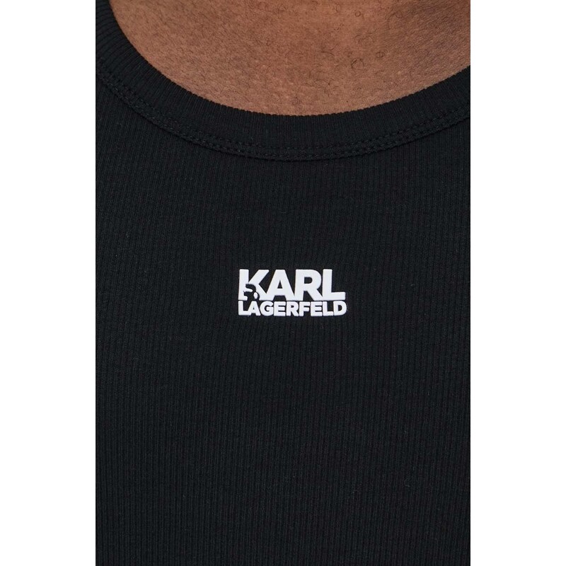Karl Lagerfeld t-shirt fekete, férfi