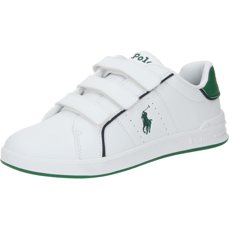Polo Ralph Lauren Sportcipő 'HERITAGE COURT III' sötétzöld / fehér