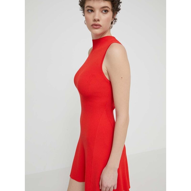 Desigual ruha TURNER piros, mini, harang alakú, 24SWVF08