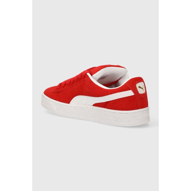 Puma bőr sportcipő Suede XL piros, 395205, 396402