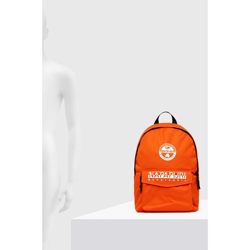 Napapijri hátizsák H-Hornby narancssárga, nagy, mintás, NP0A4HNDA631