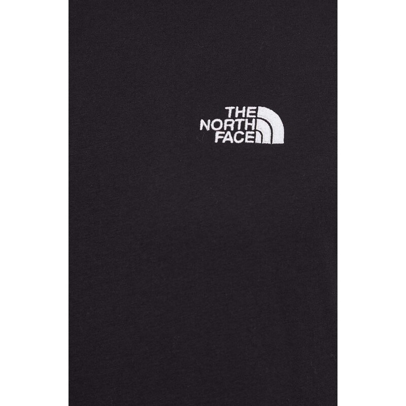 The North Face pamut póló fekete, férfi, NF0A87F9JK31