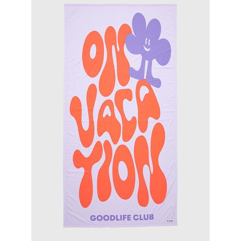 On Vacation törölköző Goodlife Club lila, OVC A14