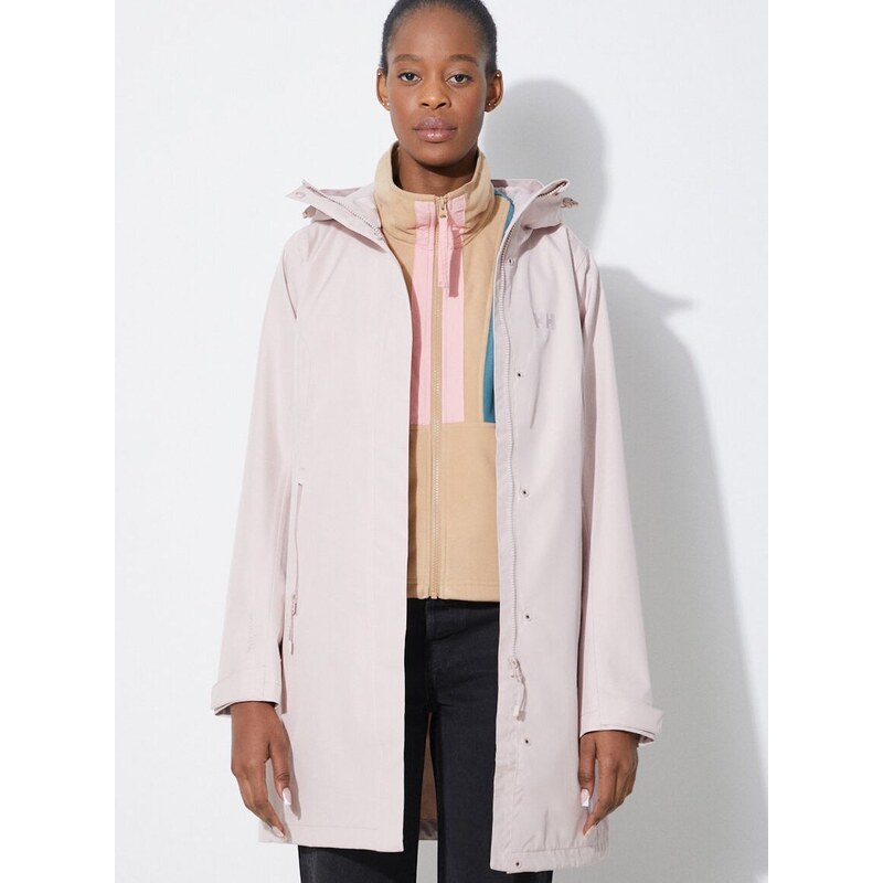 Helly Hansen rövid kabát női, rózsaszín, átmeneti, 54075