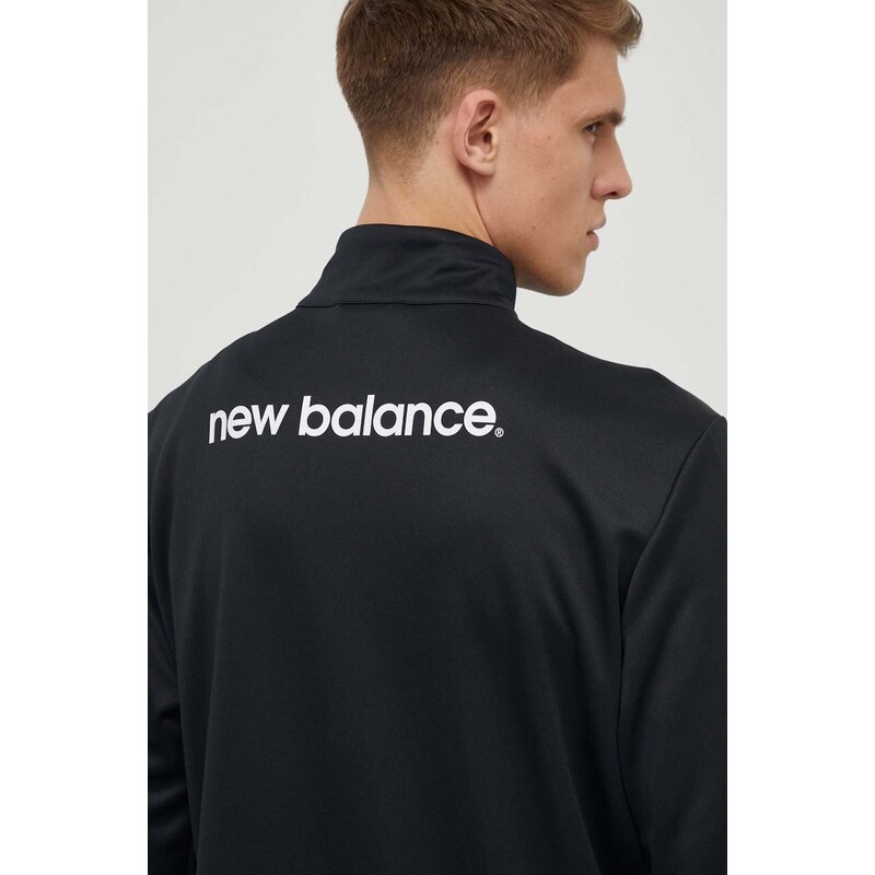 New Balance felső fekete, férfi, nyomott mintás