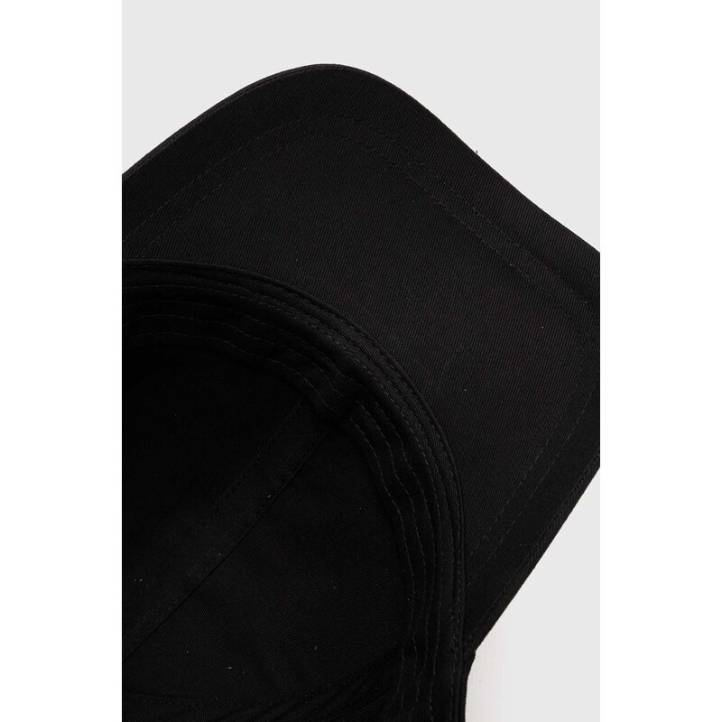 Emporio Armani Underwear pamut baseball sapka fekete, nyomott mintás
