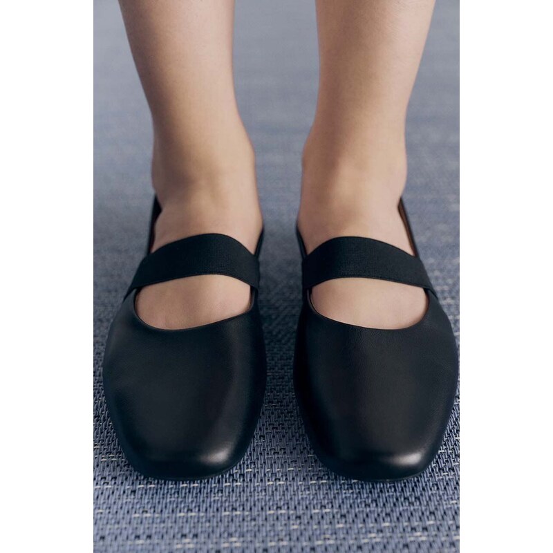 Vagabond Shoemakers bőr balerina cipő JOLIN fekete, 5508.501.20