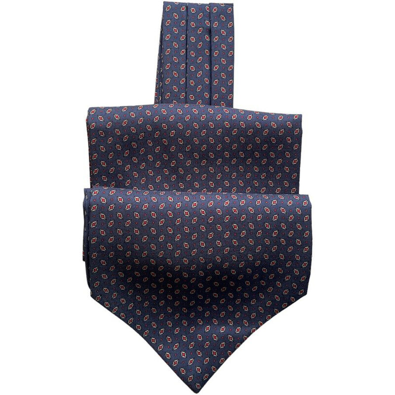 Selyem ascot nyakkendő (kék) Nr.1
