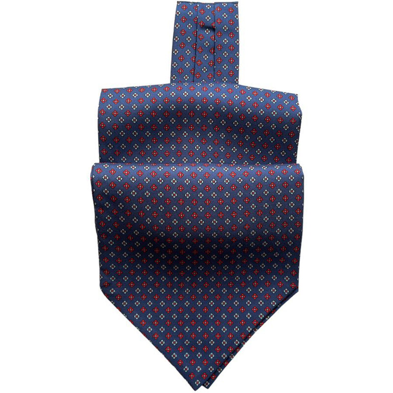 Selyem ascot nyakkendő (kék) Nr.2