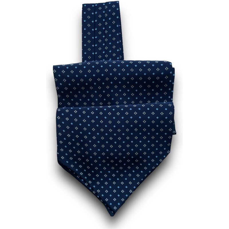 Selyem ascot nyakkendő (kék) Nr.6