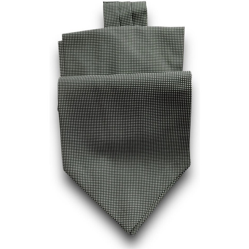 Selyem ascot nyakkendő (fekete) Nr.2