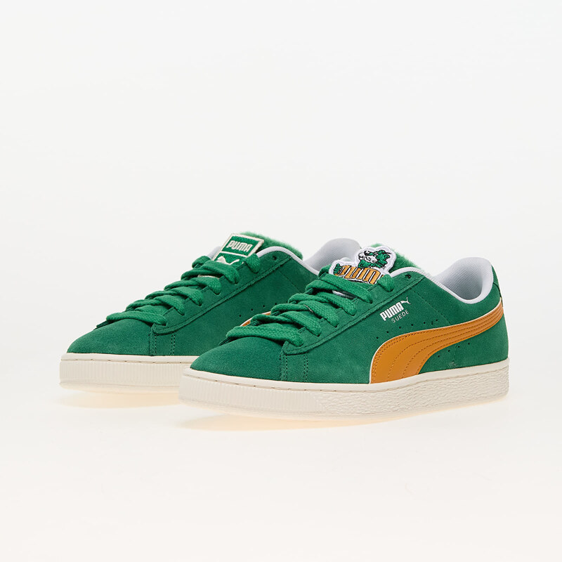 Puma Suede Patch Green, alacsony szárú sneakerek